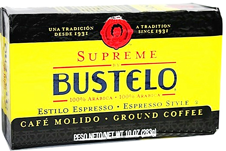 Bustelo Supreme  Cuban Coffee - Ground  vacuum pack.  10 Oz